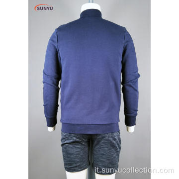 Cappotto lungo da uomo Standcollar Longsleeve